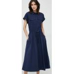 Dámské Designer Šaty Ralph Lauren Ralph v námořnicky modré barvě ve velikosti 10 XL s krátkým rukávem 