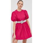 Dámské Mini šaty REDValentino v růžové barvě z polyesteru ve velikosti 10 XL strečové 