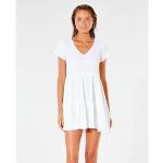 Dámské Letní šaty Rip Curl v bílé barvě romantické z bavlny ve velikosti XS s krátkým rukávem 