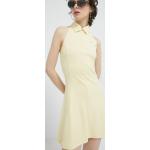 Dámské Mini šaty Tommy Hilfiger v žluté barvě z bavlny ve velikosti L strečové 