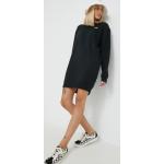 Dámské Mini šaty Vans v černé barvě v skater stylu z bavlny ve velikosti L s dlouhým rukávem 