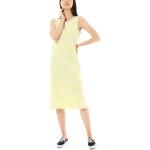 Šaty Vans Mini Check Midi Dress Lemon Tonic Velikost: L