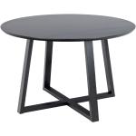 Jídelní stoly Scandi v černé barvě v elegantním stylu z dubu pro 4 osoby 