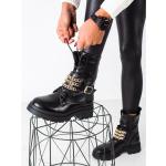 Dámské Kotníkové boty Seastar v šedé barvě v ležérním stylu s výškou podpatku do 3 cm s přezkou na podzim 