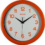 Nástěnné hodiny Secco v bílé barvě v moderním stylu 