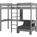 Patrové postele Vipack v šedé barvě z borovice 