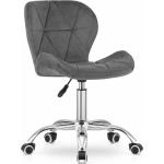 Kancelářské židle v šedé barvě z plastu 