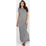 Dámské Maxi šaty FashionHunters v šedé barvě v ležérním stylu ve velikosti Onesize ve slevě 