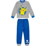 Šedo-Modré Chlapecké Pyžamo Pokemon Pikachu Barevná