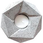 Svícny v šedé barvě v elegantním stylu z kameniny o velikosti 11 cm ekologicky udržitelné 
