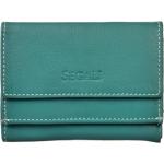 Kožené peněženky Segali ve smaragdové barvě v elegantním stylu z kůže 