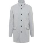 Pánské Klasické kabáty Selected ve světle šedivé barvě ve velikosti XXL krátké podšité ve slevě plus size udržitelná móda 