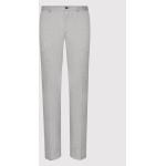 Pánské Elegantní kalhoty Selected v šedé barvě slim fit ze syntetiky ve velikosti XL 