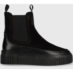 Dámské Kožené kotníkové boty Gant v černé barvě z kůže ve velikosti 42 na zimu udržitelná móda 