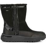 Dámské Kotníčkové boty na podpatku Geox v černé barvě z kůže ve velikosti 40 ve slevě na zimu 
