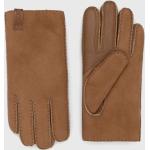 Kožené rukavice UGG Australia v hnědé barvě z kůže ve velikosti L 
