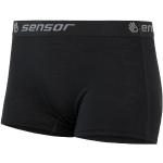 Dámské Kalhotky s nohavičkou Sensor v černé barvě Merino 