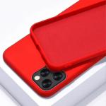 iPhone 11 Pro kryty SES v červené barvě ze silikonu odolné proti prachu 