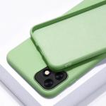 iPhone 11 kryty SES v zelené barvě ze silikonu odolné proti prachu 