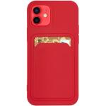 iPhone 12 Pro kryty SES v červené barvě ze silikonu odolné proti prachu 
