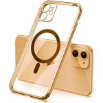 iPhone 14 kryty SES ve zlaté barvě ze silikonu odolné proti poškrábání 