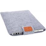 Pouzdra na notebook SES v šedé barvě v moderním stylu z plsti 