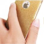 iPhone 7 kryty SES ve zlaté barvě v třpytivém stylu z polyuretanu odolné proti prachu se třpytkami 
