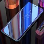 Samsung Galaxy Note kryty SES v modré barvě z plastu odolné proti prachu flipové 