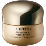 Dámské Noční krémy Shiseido Benefiance Nutriperfect o objemu 50 ml revitalizační na vrásky ve slevě 