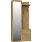 Skříně se zrcadlem v elegantním stylu ze dřeva 