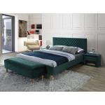 Dvoulůžkové postele Signal v zelené barvě 