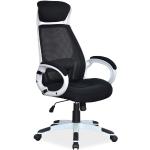 Kancelářské židle Signal v bílé barvě s kolečky 