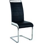 Jídelní židle Signal v bílé barvě z polyuretanu čalouněné 4 ks v balení ekologicky udržitelné 