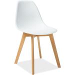 Jídelní židle Signal v bílé barvě z buku 
