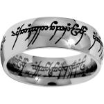 Prsteny Silvego z ocele ve velikosti 49 s motivem Pán Prstenů 