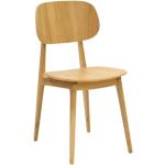 Jídelní židle v minimalistickém stylu z dubu 