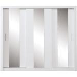 Skříně s posuvnými dveřmi v bílé barvě 