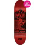 Pánské Skateboard desky FLIP v červené barvě v skater stylu ze dřeva 
