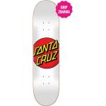 Nová kolekce: Pánské Skateboard desky Santa Cruz Classic Dot v bílé barvě v skater stylu ze dřeva 