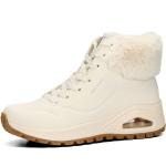 Dámské Zimní kotníkové boty Skechers v bílé barvě ve velikosti 36 ve slevě na zimu 