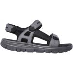 Dámské Sportovní sandály Skechers Flex advantage v šedé barvě sportovní ze syntetiky ve velikosti 44 ve slevě na léto 