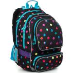 Dámské Školní batohy Topgal vícebarevné s puntíkovaným vzorem s polstrovanými popruhy 