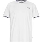 Pánská  Sportovní trička Slazenger Tipped v bílé barvě v moderním stylu z bavlny ve velikosti 2 