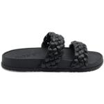 Dámské Kožené pantofle Roxy v černé barvě z koženky ve velikosti 41 ve slevě na léto 
