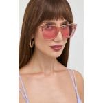 Sluneční brýle Alexander McQueen dámské, růžová barva