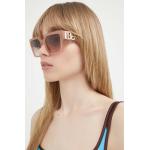 Dámské Sluneční brýle Dolce&Gabbana v béžové barvě z plastu 