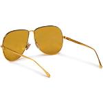 Dámské Designer Sluneční brýle Fendi ve zlaté barvě ve slevě 