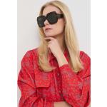 Dámské Designer Sluneční brýle Gucci v hnědé barvě z plastu 