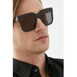 Pánské Sluneční brýle HUGO v černé barvě z plastu ve velikosti XL 