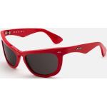 Dámské Designer Sluneční brýle MARNI v červené barvě z plastu ve velikosti 6 XL 